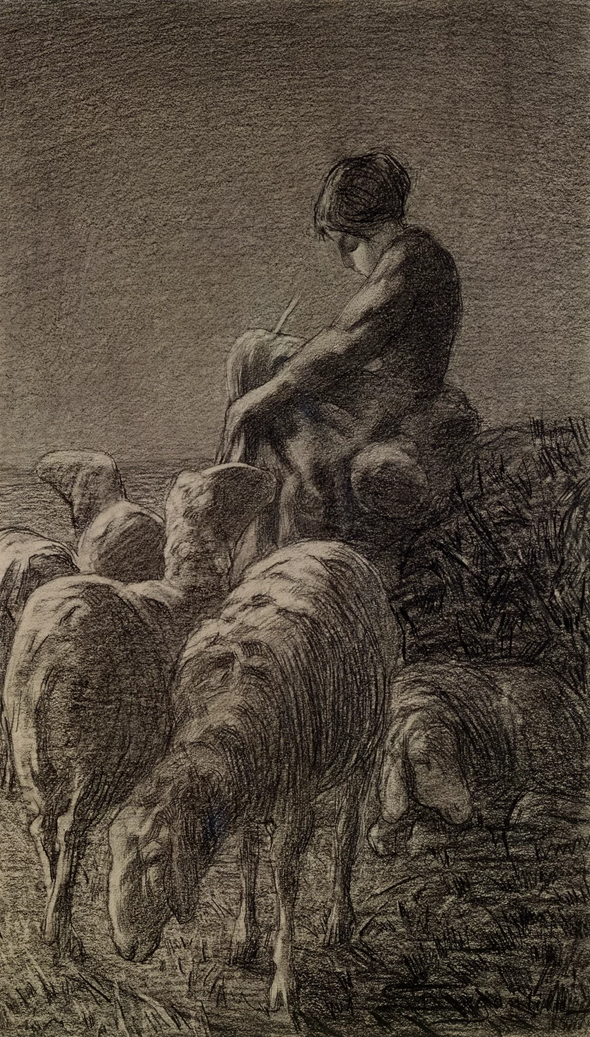 Pastorella sognante - Museo Segantini, St. Moritz